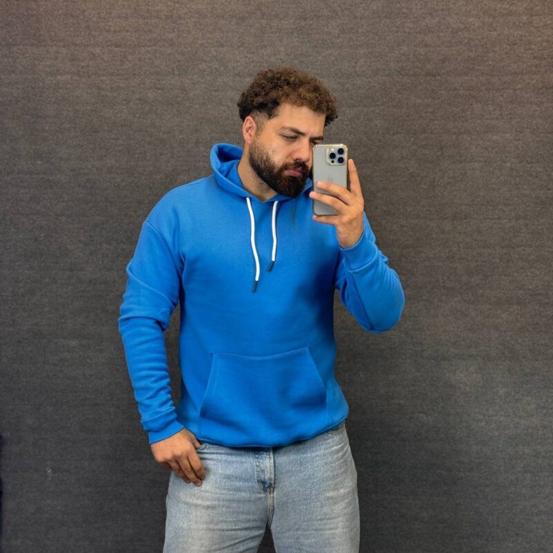 هودی اورسایز ساده - Image 8