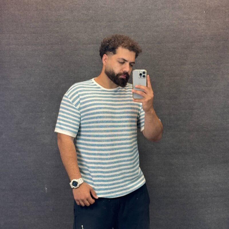 تیشرت بافت رینگری - Image 7