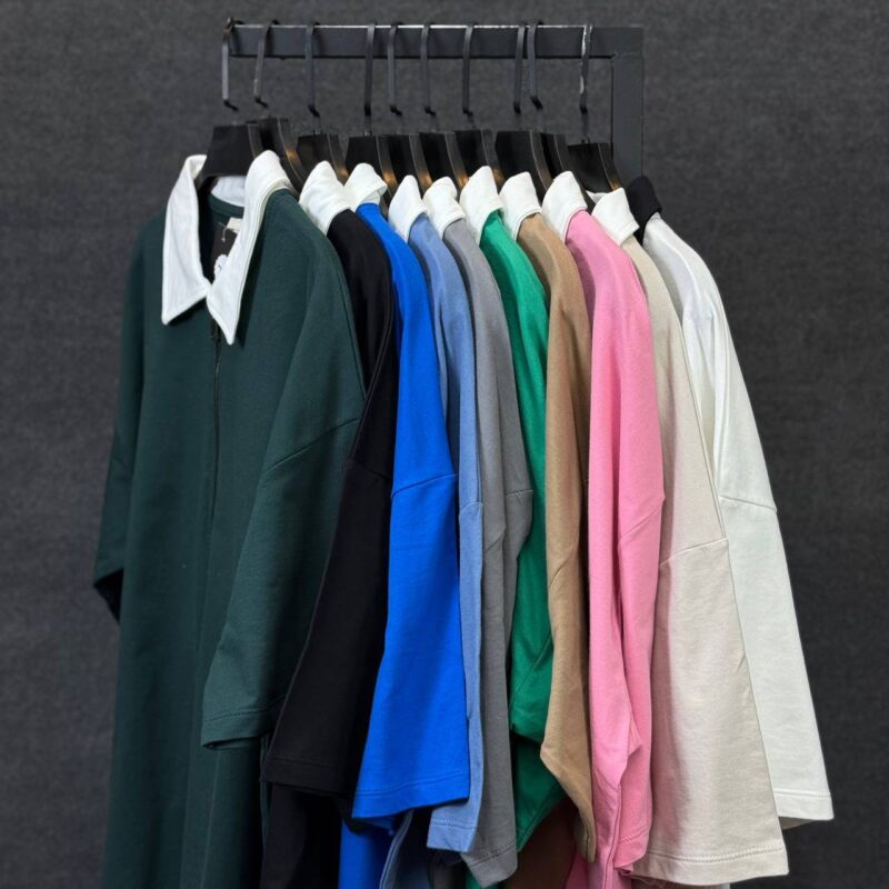 تیشرت یقه دار ساده - Image 2