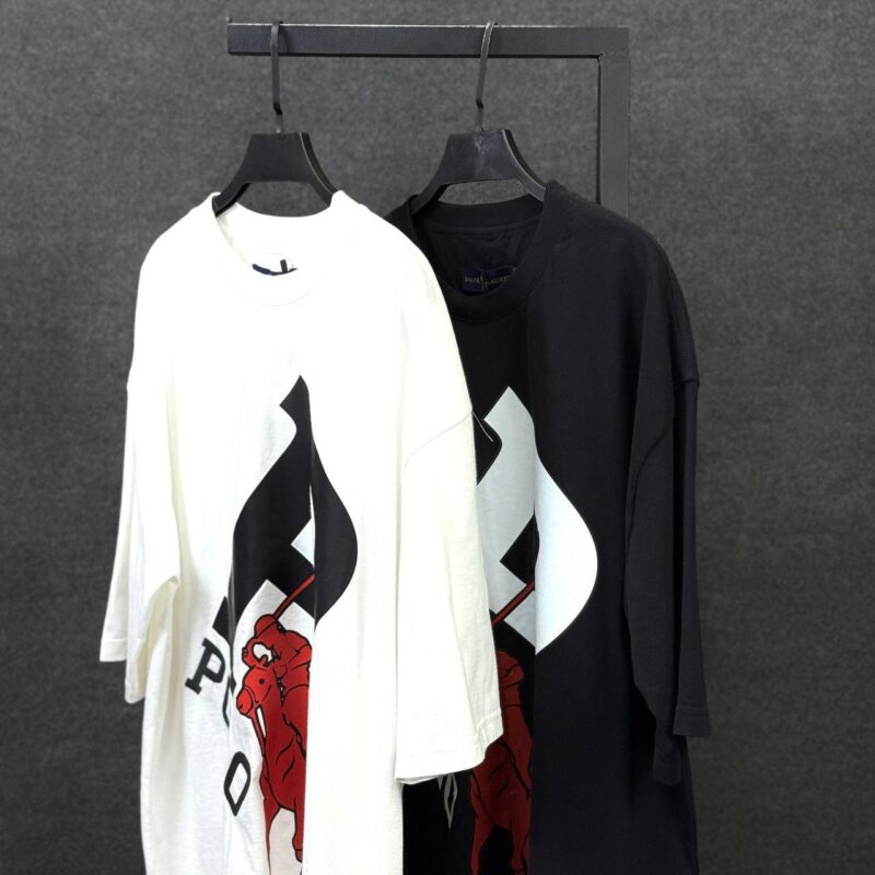 تیشرت پنبه براش گلدوزی POLO - Image 2