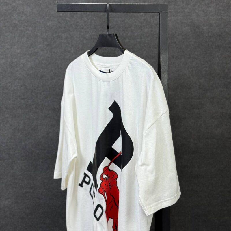تیشرت پنبه براش گلدوزی POLO - Image 5
