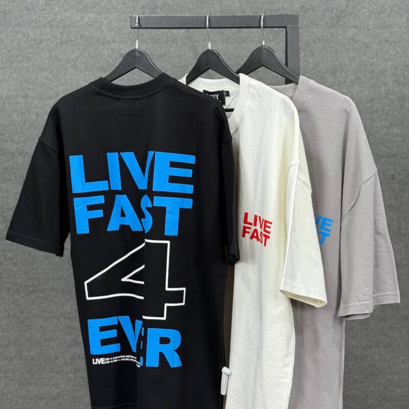 تیشرت چاپی Live fast - Image 4