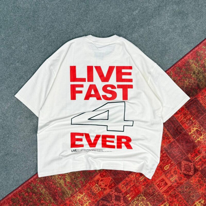 تیشرت چاپی Live fast - Image 2
