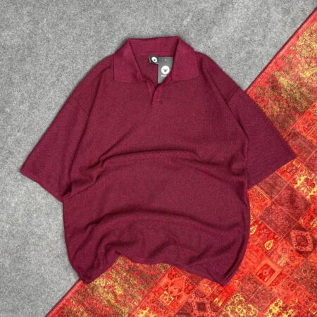 تیشرت بافت یقه دار خنک