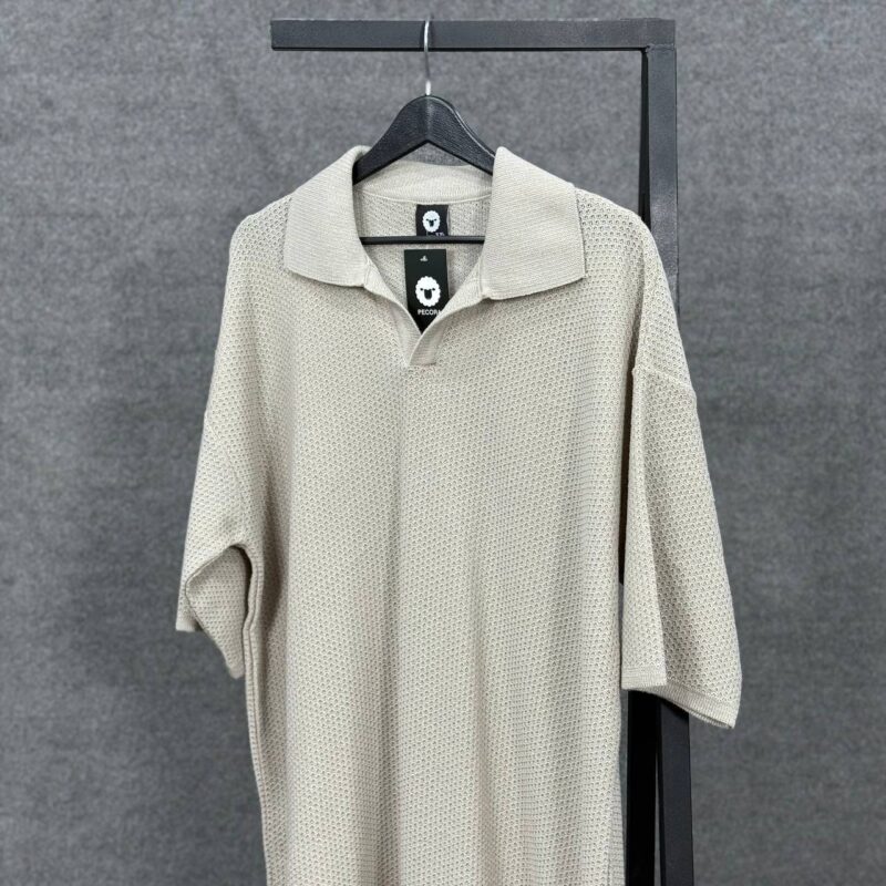 تیشرت بافت یقه دار خنک - Image 6