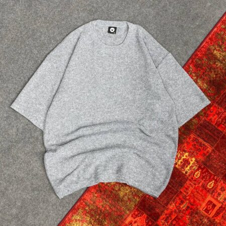 تیشرت بافت یقه گرد خنک