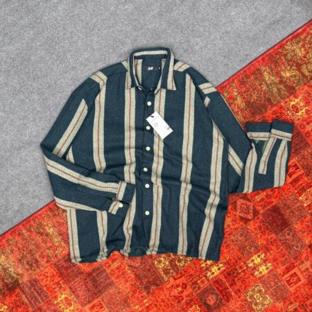 پیراهن کنفی راه راه