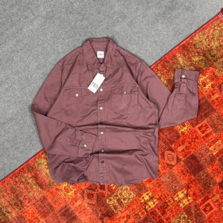 پیراهن دو جیب دکمه دار