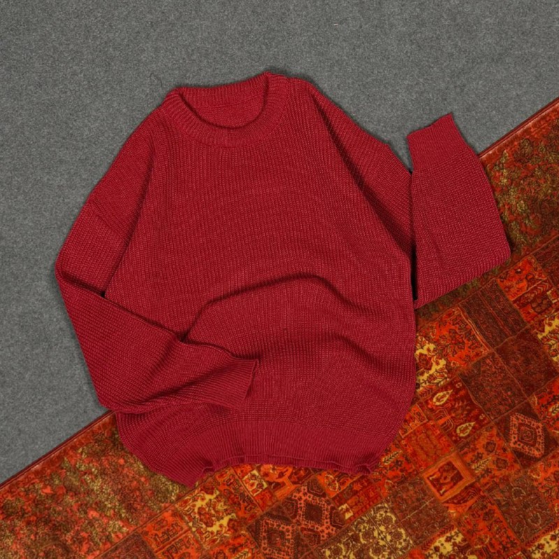 بافت یقه گرد باکسی