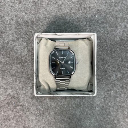 ساعت مچی کاسیو نقره ای-مشکی