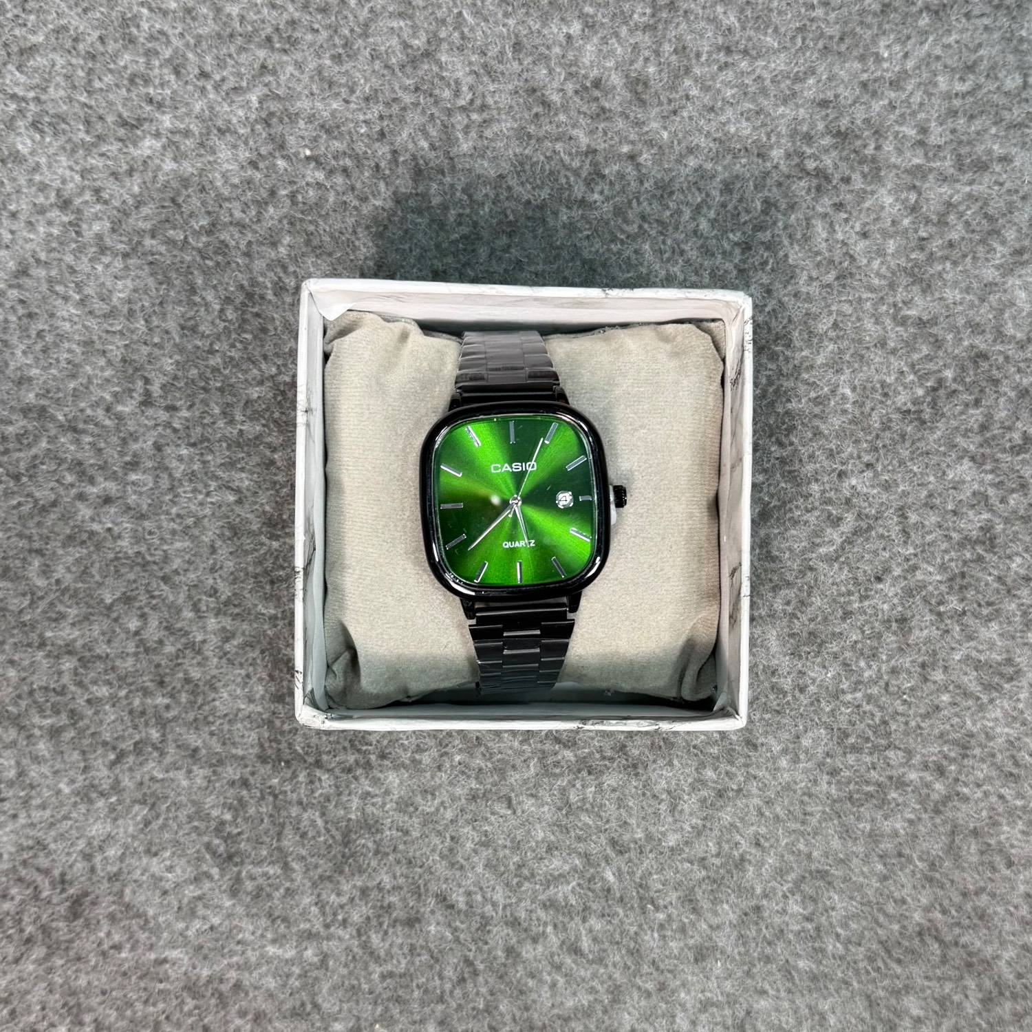 ساعت مچی کاسیو مشکی -سبز