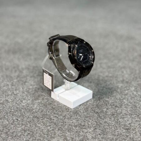 ساعت جیشاک پمپی شفاف مشکی