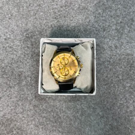 ساعت مچی کلاسیک مشکی -مسی