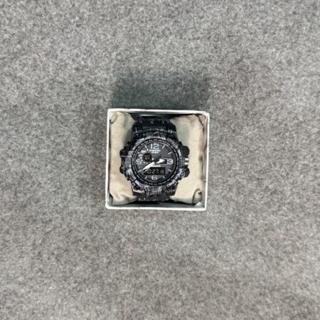 ساعت مچی جیشاک مشکی چاپی