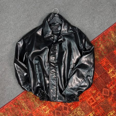 کاپشن چرم جکت