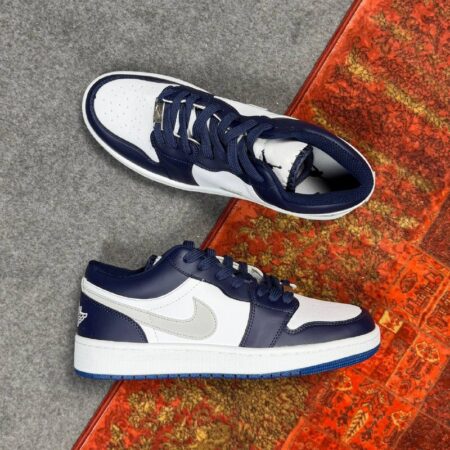 کتونی JORDAN1 سرمه ای بزرگ پا