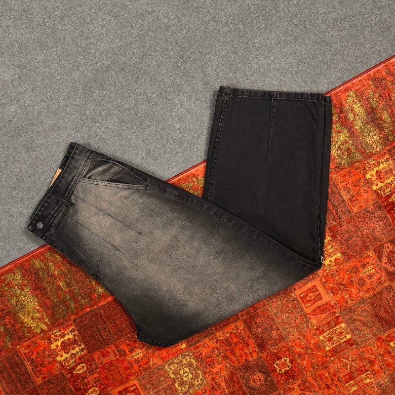 شلوار فول بگ پیله دار طرحدار