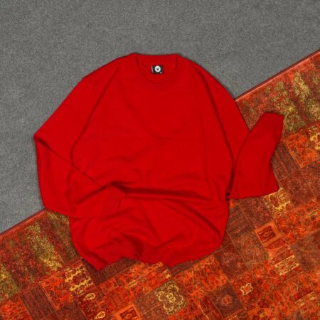 بافت قرمز یقه گرد