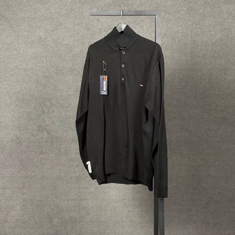 بافت سه دکمه یقه دار - Image 7