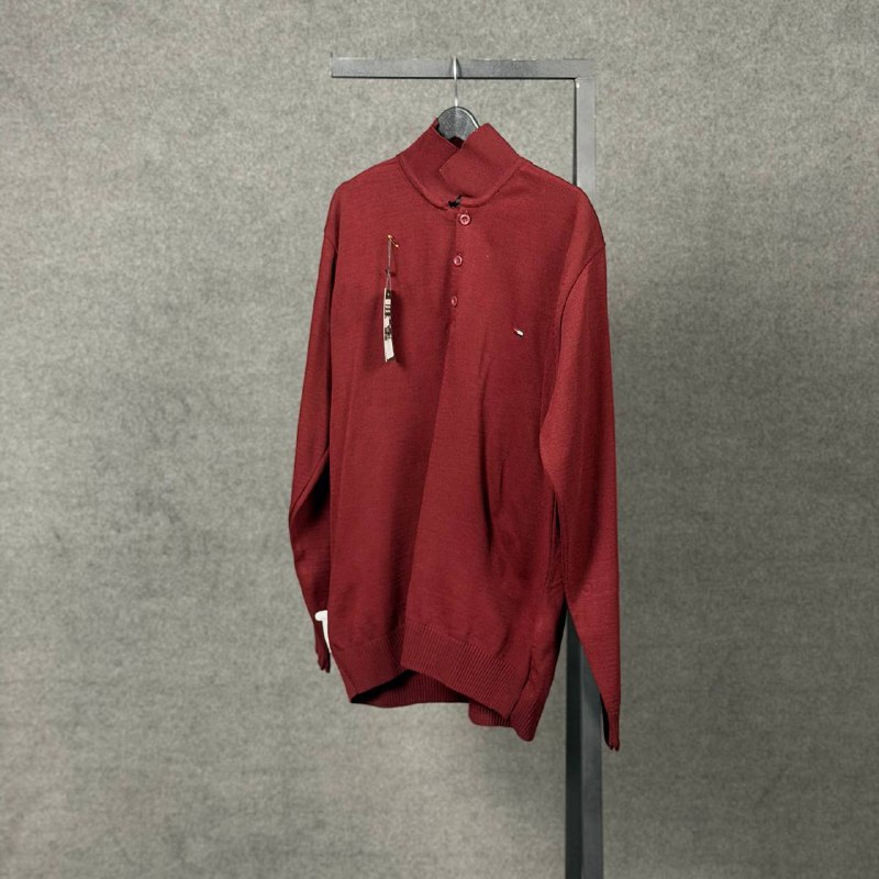 بافت سه دکمه یقه دار - Image 9