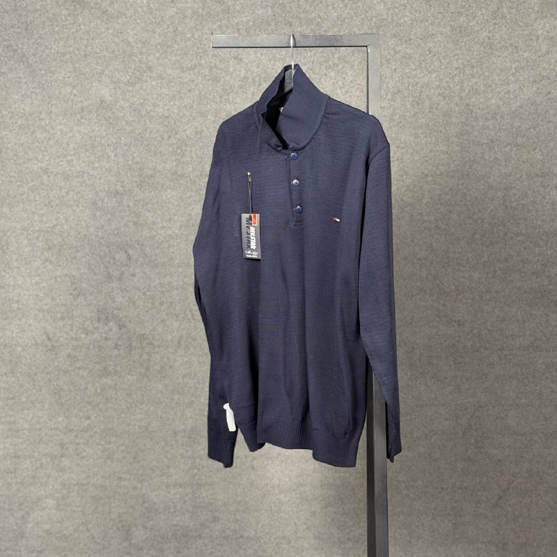 بافت سه دکمه یقه دار - Image 13