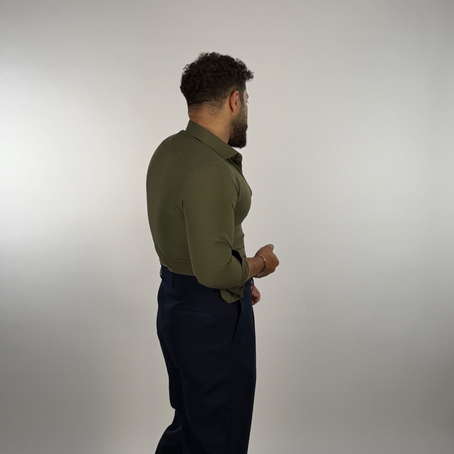 پیراهن آستین بلند دوشین مردانه - Image 6