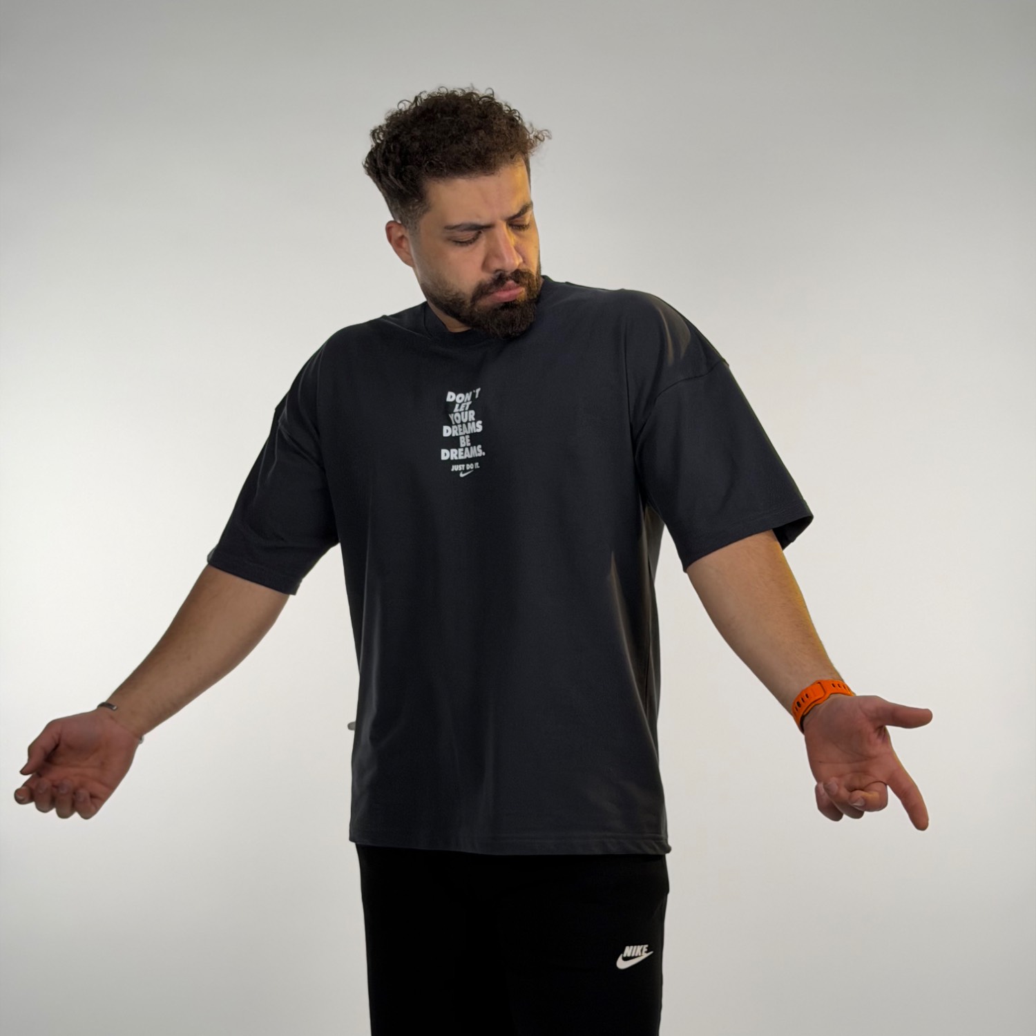 تیشرت چاپی JUST DO IT مردانه - Image 2