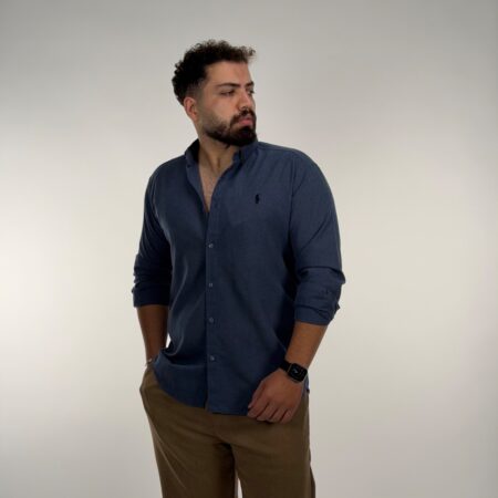 پیراهن آستین بلند پنبه مردانه